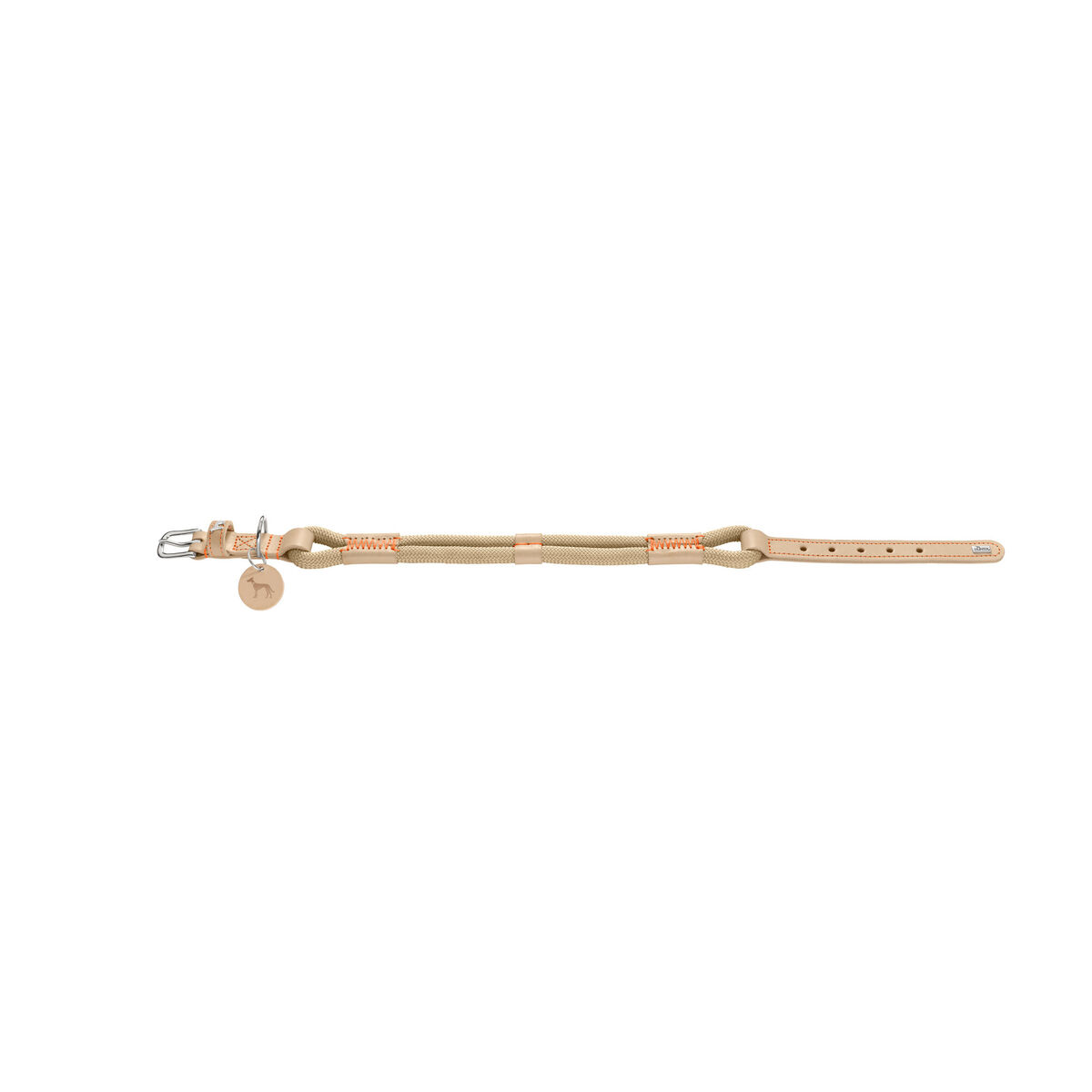 Dog collar Hunter Malia Beige L 50-59 cm